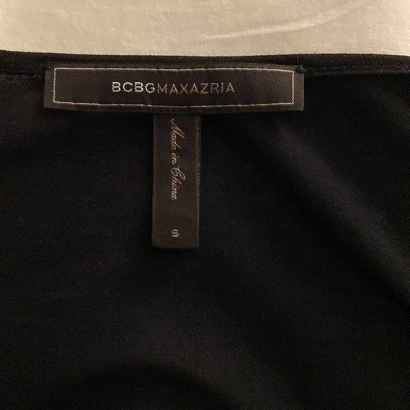 Bundle of two black long sleeve tops one BCBG one J.Crew size xsmall or 0 - Picture 4 of 12